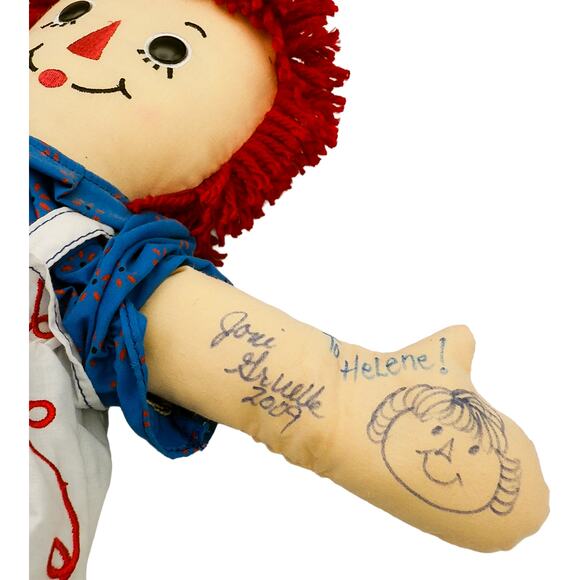 Applause 16" Classic Raggedy Ann Soft Cloth Doll w/Tags Signed by Joni Gruelle - Picture 5 of 7